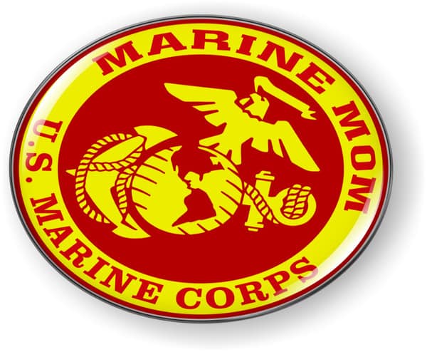 USMC Proud Mom EGA Emblem